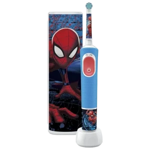 Periuță de dinți electrică braun kids vitality pro d103 spiderman, albastru Thumbnail 4
