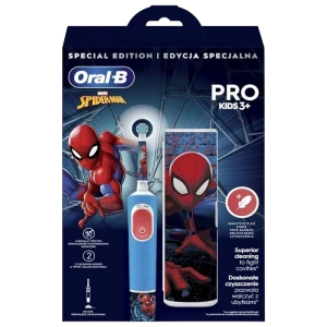 Periuță de dinți electrică braun kids vitality pro d103 spiderman, albastru Thumbnail 7