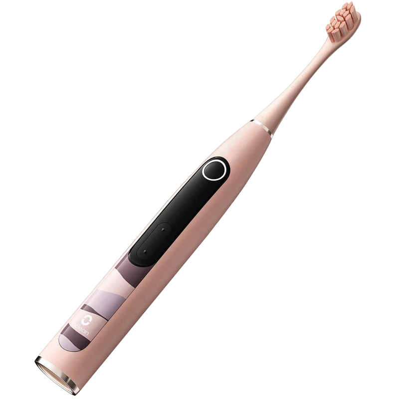 Электрическая звуковая зубная щетка oclean x10, розовый 2