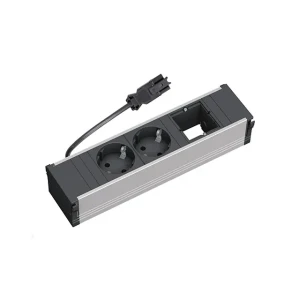 Modul pentru priză de birou gst18 2 prize + 1 loc gol 0.1 m 16 a bachmann