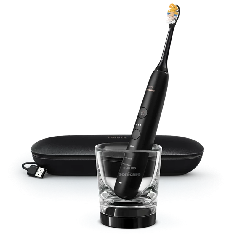 Periuța de dinți electrică sonică philips hx9911/17, negru 2