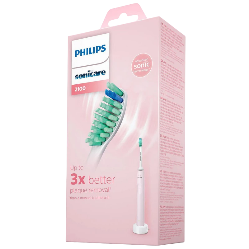 Электрическая зубная щетка philips hx3651/11, розовый 3