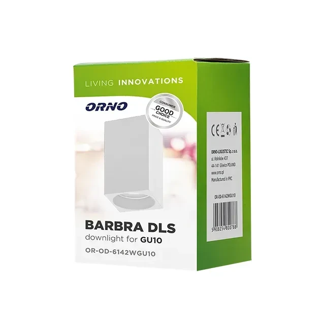 Corp de iluminat barbra s 50 w gu10 220 - 240 v ip20 orno 2