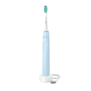 Электрическая звуковая зубная щетка philips hx3651/12, голубой