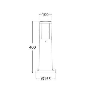 Corp de iluminat fumagalli carlo 400 3.5 w 400 mm gu10 220 - 240 v ip55 Thumbnail 2