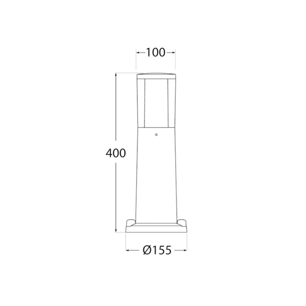 Светильник carlo 400 3.5 вт gu10 220 - 240 в ip55 fumagalli 2