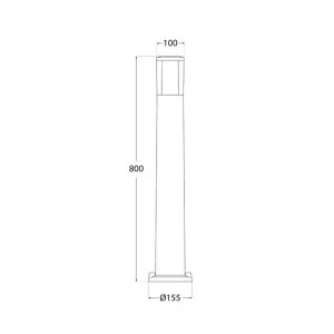 Светильник fumagalli carlo 800 3.5 вт 800 мм gu10 220 - 240 в ip55 Thumbnail 2
