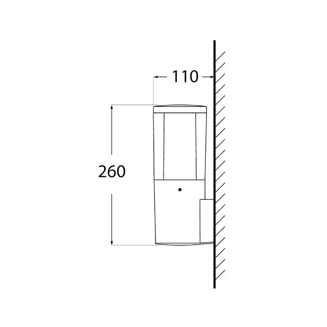 Светильник carlo deco wall 3.5 вт gu10 400 лм 220 - 240 в ip55 fumagalli 2