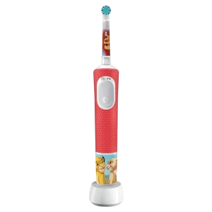 Periuță de dinți electrică braun oral-b pro kids lion king set, roșu | negru Thumbnail 6