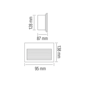 Corp de iluminat led kuvars 1.5 w led 82 lm 220 - 240 v ip54 horoz Thumbnail 2