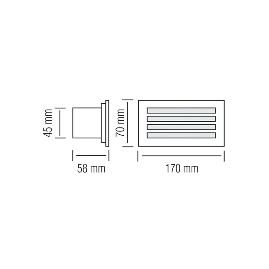 Corp de iluminat led oltu 1.6 w led 90 lm 220 - 240 v ip54 horoz 2