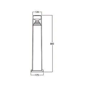 Corp de iluminat fumagalli ester 800 10 w 800 mm gx53 220 - 240 v ip55 Thumbnail 2