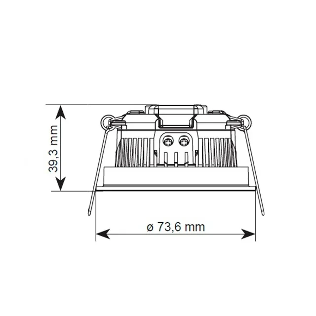 Spot luminos led konekto 5.5 w led 4000 k 220 - 240 v ip44 zamel 2
