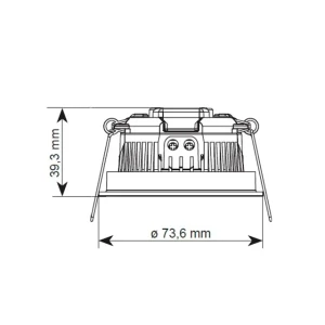Spot luminos led konekto 5.5 w led 4000 k 220 - 240 v ip44 zamel Thumbnail 2