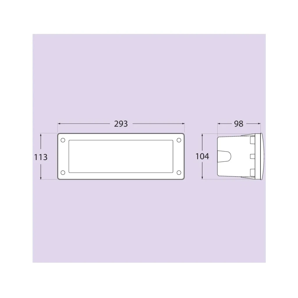 Светильник leti 300 6 вт gx53 700 лм 220 - 240 в ip66 fumagalli 2