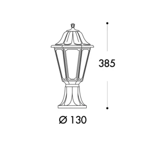 Светильник mikrolot/anna 60 вт e27 220 - 240 в ip55 fumagalli Thumbnail 4