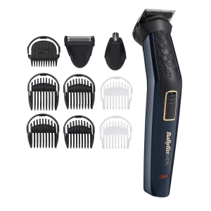 Мужской Триммер BaByliss 8-in-1 Carbon Steel Multi Trimmer MT728E, Чёрный