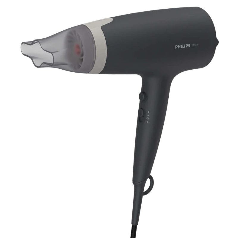 Фен philips bhd351/10, 2100 вт, чёрный | серый 7