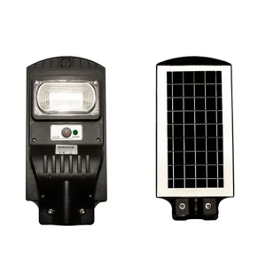 Corp de iluminat stradal led cu panou solar elmos 30 w led 6500 k 3000 lm ip65 6v/7w