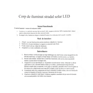 Corp de iluminat stradal led cu panou solar 60 w led 6500 k ip65 6v/10w elmos Thumbnail 2