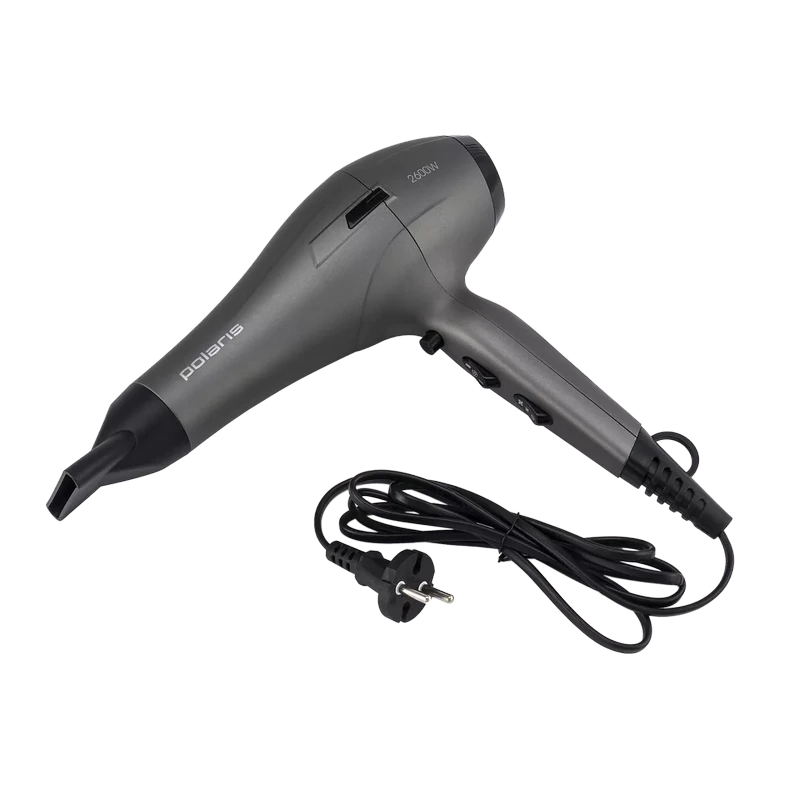 Фен polaris phd2600aсi, 2600вт, графитовый 3