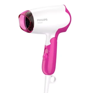 Компактный фен philips drycare essential bhd003/00, 1400 вт, белый | розовый Thumbnail 5