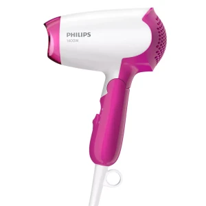 Компактный фен philips drycare essential bhd003/00, 1400 вт, белый | розовый Thumbnail 2