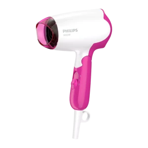 Компактный фен philips drycare essential bhd003/00, 1400 вт, белый | розовый
