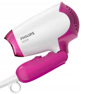 Компактный фен philips drycare essential bhd003/00, 1400 вт, белый | розовый Thumbnail 12