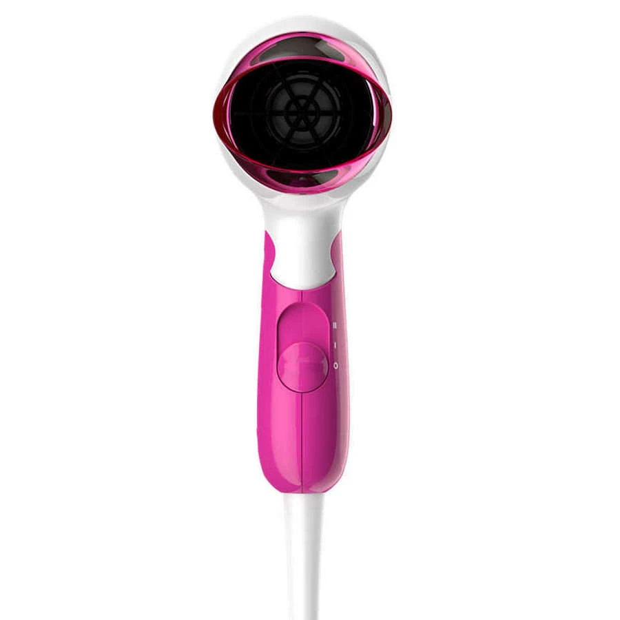 Компактный фен philips drycare essential bhd003/00, 1400 вт, белый | розовый 9