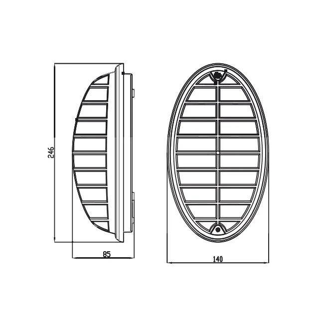Corp de iluminat aqua 26 w e27 220 - 240 v ip54 horoz 2