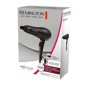 Фен remington mystylist d2000, 1900вт, чёрный Thumbnail 2