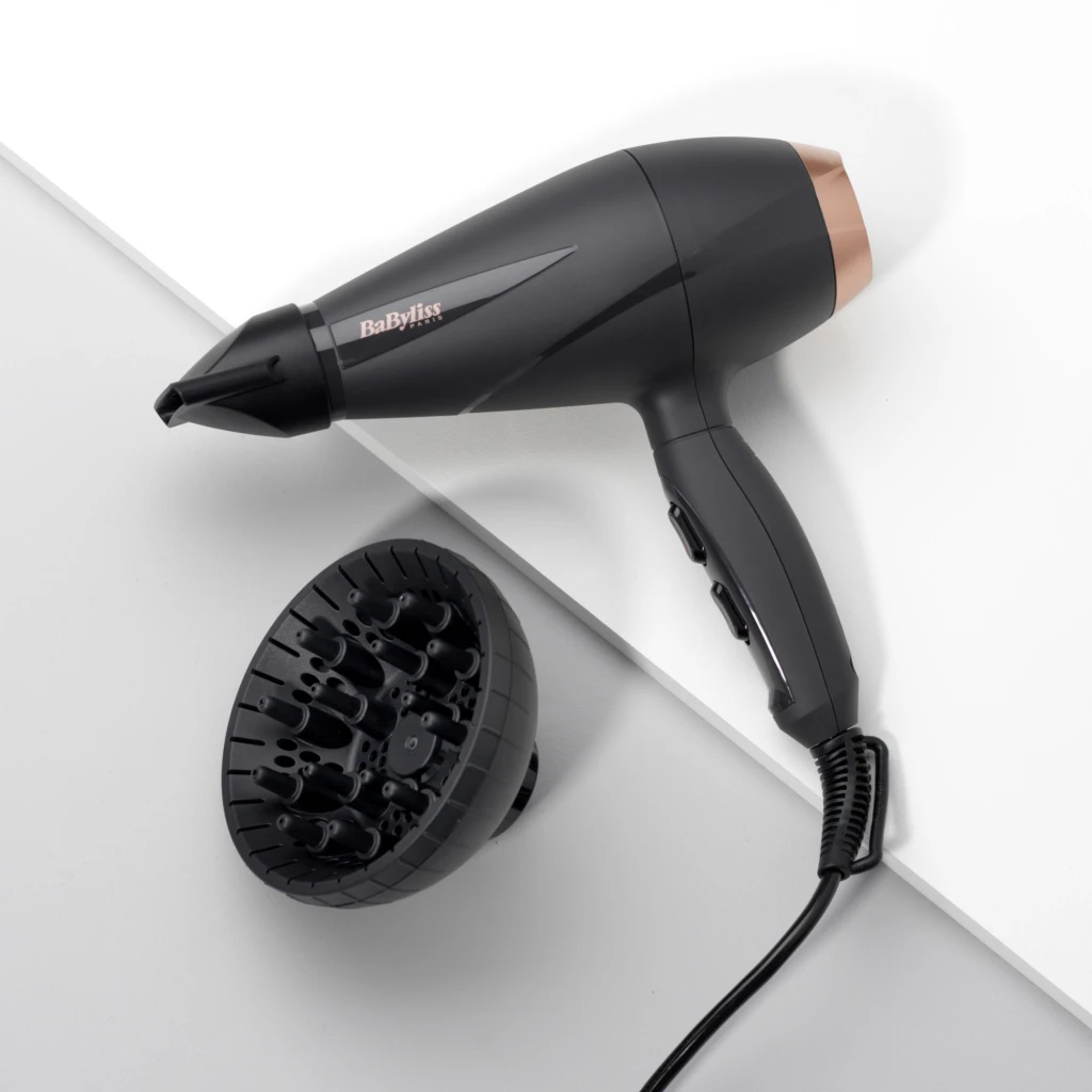 Uscător de păr babyliss smooth pro 6709de, 2100 w, negru 9