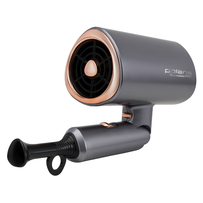 Фен polaris phd 2090aci tourmaline prof, 2000 вт, серый 20