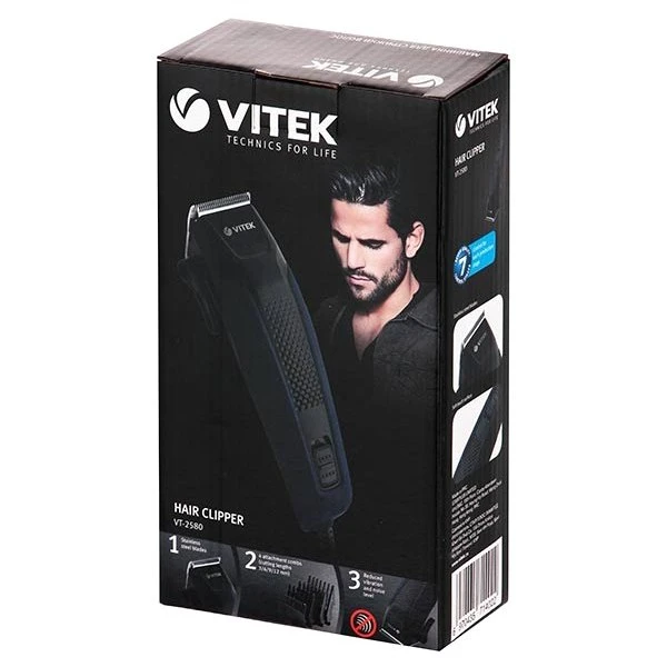 Машинка для стрижки vitek vt-2580, синий 3