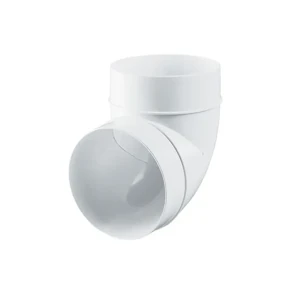 Conector de aeroduct ko125-90 164 x 30 x 125 mm plastic alb ventika Thumbnail 1