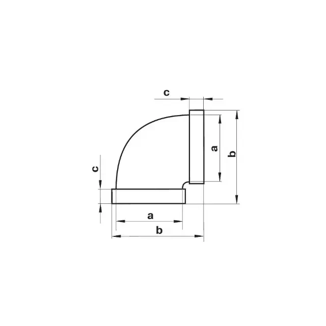 Conector de aeroduct ventika kp60-4 60 x 238 x 32 mm plastic alb 2