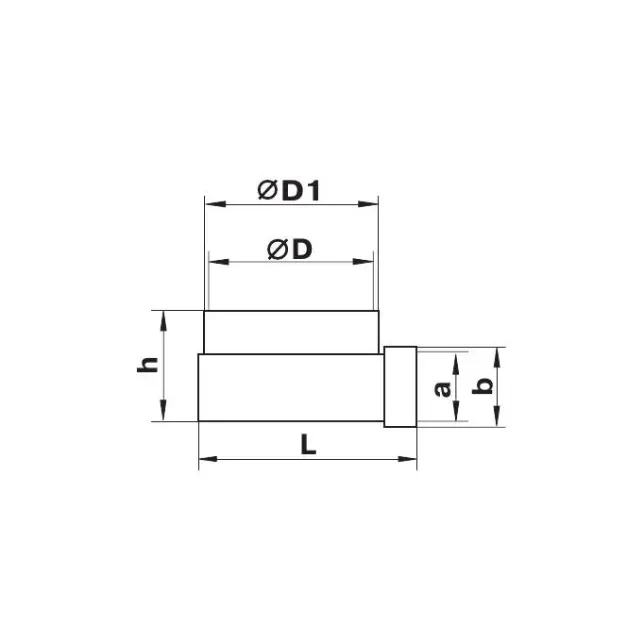 Conector de aeroduct ventika kp60-80 60 x 204 x 97 mm plastic alb 2