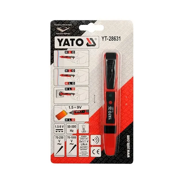 Отвертка-индикатор звуковая 28631 70 - 250 в yato 2