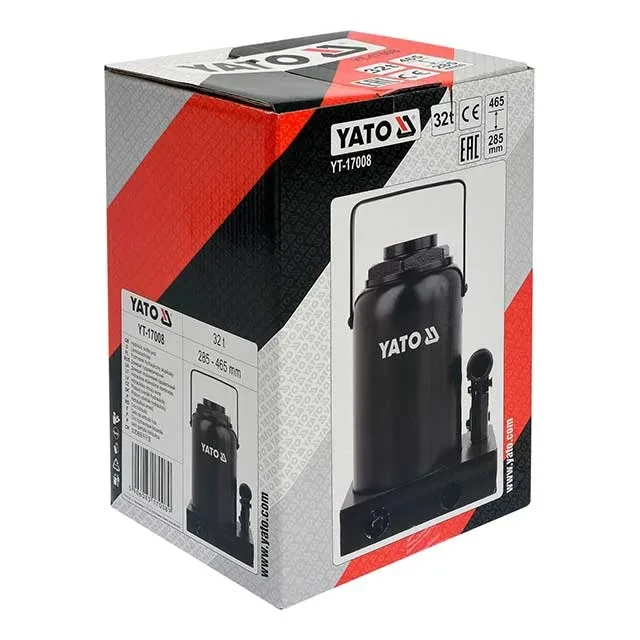 Гидравлический домкрат 32 т yato 2