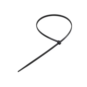 Curelușă scame 3.5 x 140 mm 100 buc. negru nailon