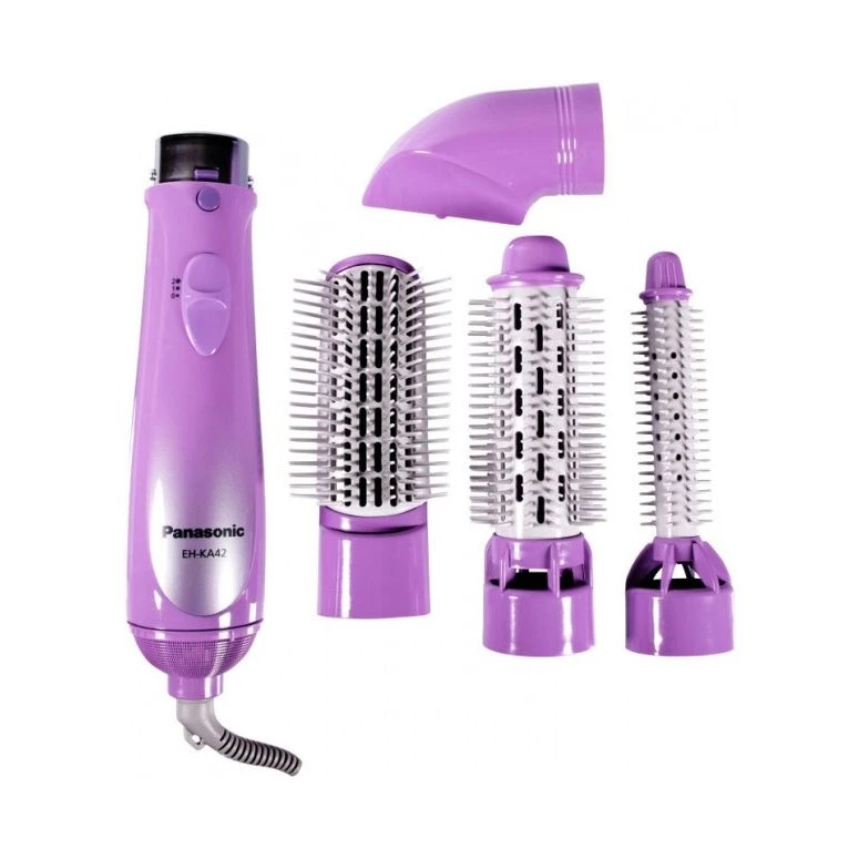 Фен-щётка panasonic eh-ka42-v865, 600 вт, фиолетовый 9