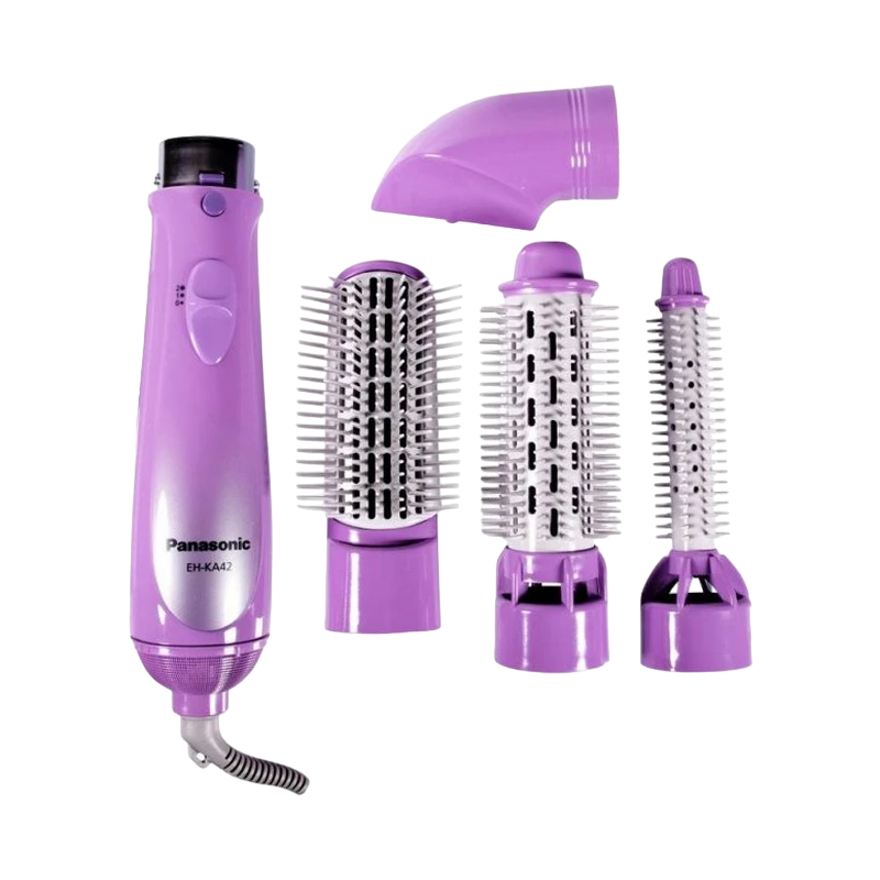 Фен-щётка panasonic eh-ka42-v865, 600 вт, фиолетовый 10