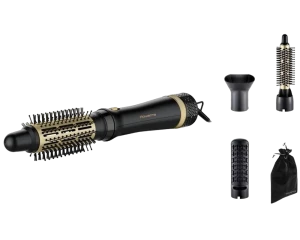 Uscător de păr-perie rowenta cf6330f0, 800w, negru/auriu Thumbnail 5