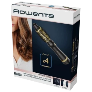 Uscător de păr-perie rowenta cf6330f0, 800w, negru/auriu Thumbnail 4