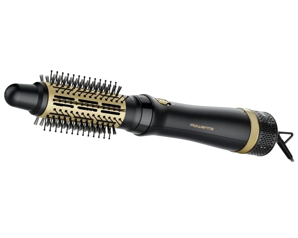 Uscător de păr-perie rowenta cf6330f0, 800w, negru/auriu 3