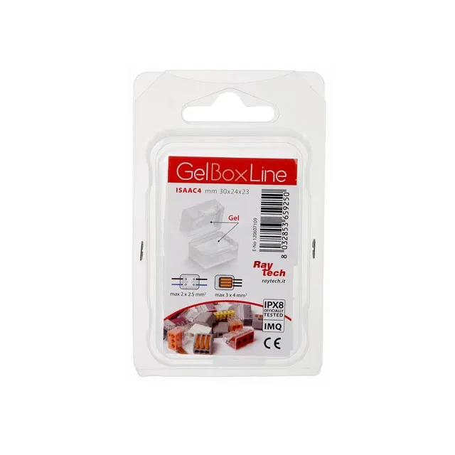 Cutie conector cu gel raytech isaac4 30 x 27 x 23 mm 4 mm² 2