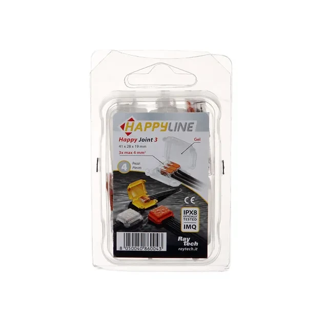 Cutie conector cu gel raytech happy joint 41 x 28 x 19 mm 4 mm² 2