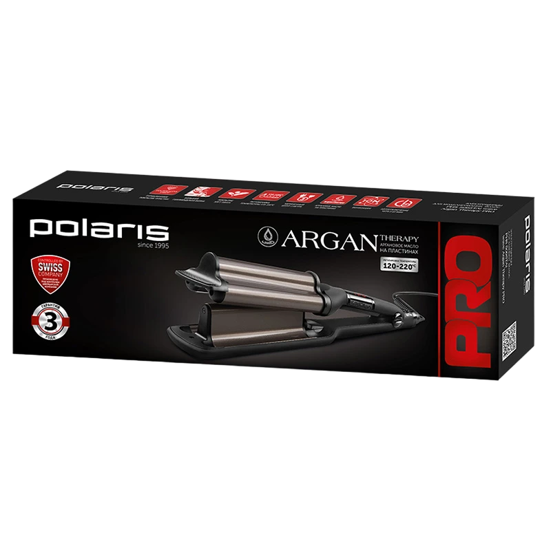 Стайлер polaris phs 5095tai, 80вт, чёрный 4