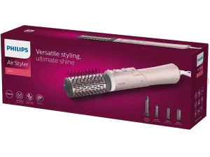 Uscător de păr-perie philips bha735/00, 1000w, roz Thumbnail 7